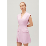 Robe courte tweed