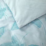 Yves Delorme - Housse de couette en satin de coton bleu, Le Cap