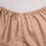 BOSS Home - Drap housse en satin de coton beige, Iconic Stripe