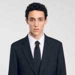 Veste de costume à rayures