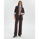 Veste Victorina Chocolat en Polyester