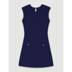 Robe courte 2-en-1 en maille