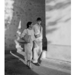 Petite sacoche 2 compartiments Emile en cuir signature T