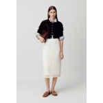 Jupe mi-longue crochet