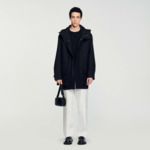 Parka oversize en tissu technique