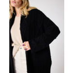 Cardigan winter cachemire 10 fils 5GG NOIR