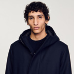 Parka en laine à capuche