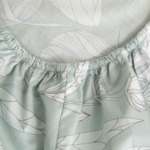 Olivier Desforges - Drap housse en percale de coton vert, Ylang