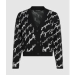 JACQUARD SIGNATURE CARDI