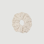 Chouchou strassé à rayures