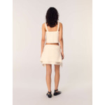 Top court en maille effet tweed