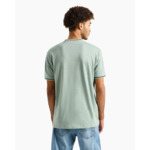 T-shirt vert logo milieu n