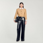 Veste courte en laine mélangée