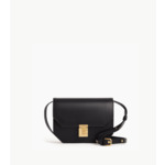 Petit sac bandoulière Rose en cuir lisse