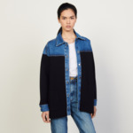 Cardicoat bi-matière esprit veste