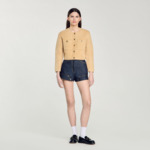 Veste courte en maille