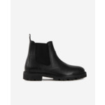 Bottines Chelsea En Cuir Noir
