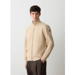 Sweat zippé à col montant