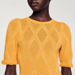 Robe courte en maille