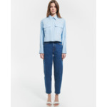 Chemise Camomille Bleu Ciel en Coton