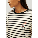 Tee-shirt marinière Jean Toto bicolore