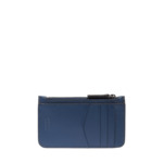 MAX DE LANCEL - PORTE-CARTES ZIPPE - Bleu Petrole