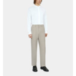 Pantalon De Costume Beige En Lin Homme