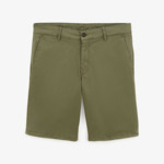 Bermuda comfort fit vert militaire
