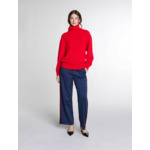 Pull en cachemire à col montant