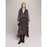 Robe longue à volants