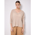 Pull poncho cachemire Rihanna TERRE_FUMEE