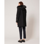 Manteau Gerson Noir en Laine