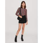 Short jupe en crêpe
