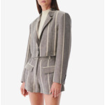Veste De Tailleur À Rayures Dupa
