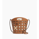 Sac seau Le Potier en toile coton et cuir lisse