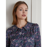 BLOUSE COL IMPRIMEE