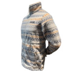 Granite Mountain Printed Fleece Jacket Blanc