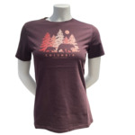 W Timberview Trail FS Graphic Tee Violet