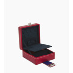 Petite boite à bijoux en cuir