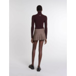 Jupe courte plissée