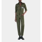 Combinaison The Kooples X Carolina Ritzler Kaki En Coton Femme