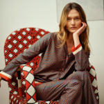 Laurence Tavernier - Pyjama col tailleur en satin, Gabi