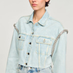 Blouson court en denim