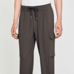 Pantalon cargo élastiqué