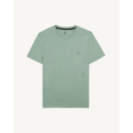 T-shirt col rond vert clair