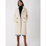 Manteau droit mi-long