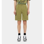 Short Cargo Kaki En Coton Et Lin Homme