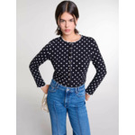 Cardigan en maille jacquard