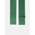 Ceinture Lauren-Vert en Cuir De Vachette