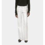 Jean Clouté Droit Argenté Femme